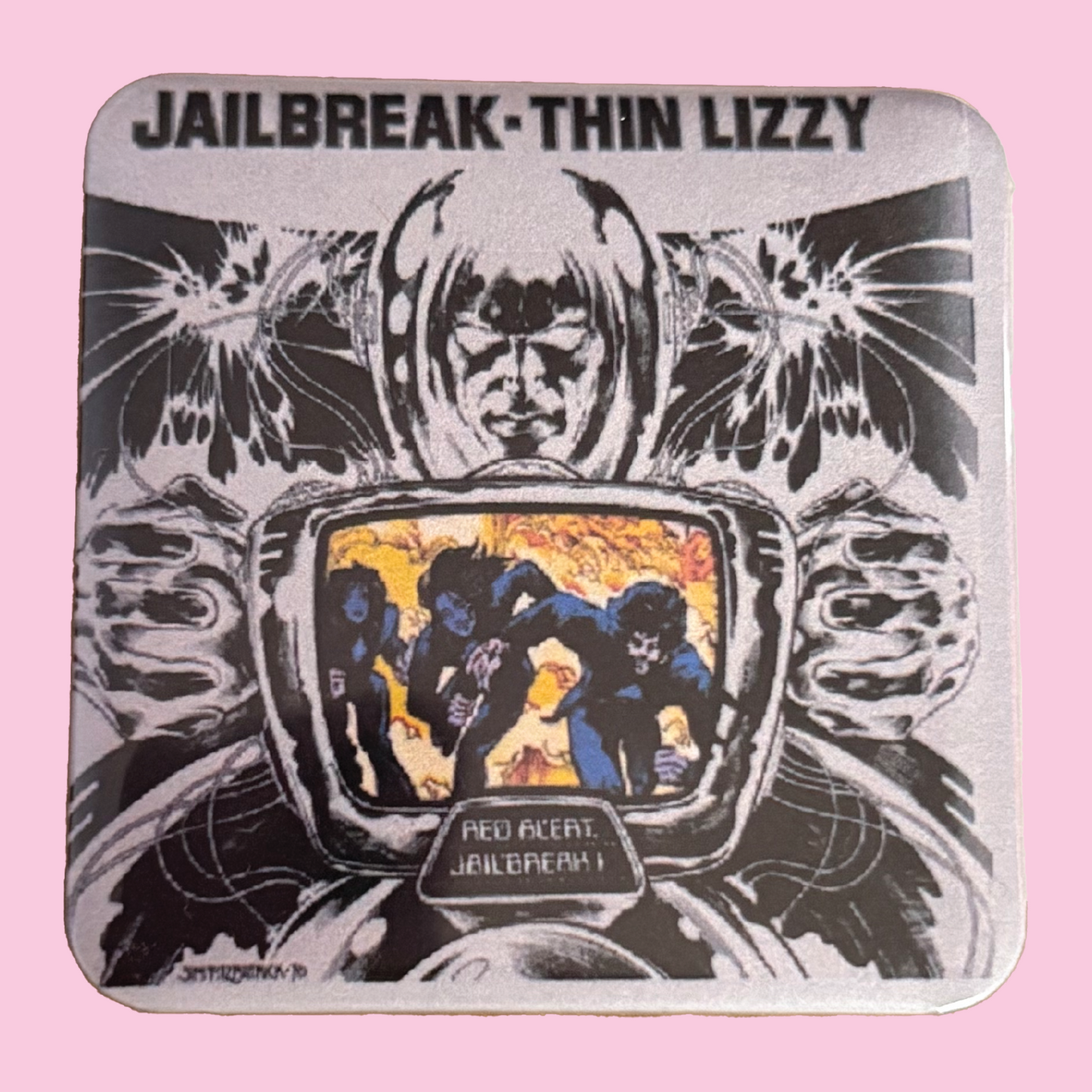 Thin Lizzy Jailbreak Album Pinback Button