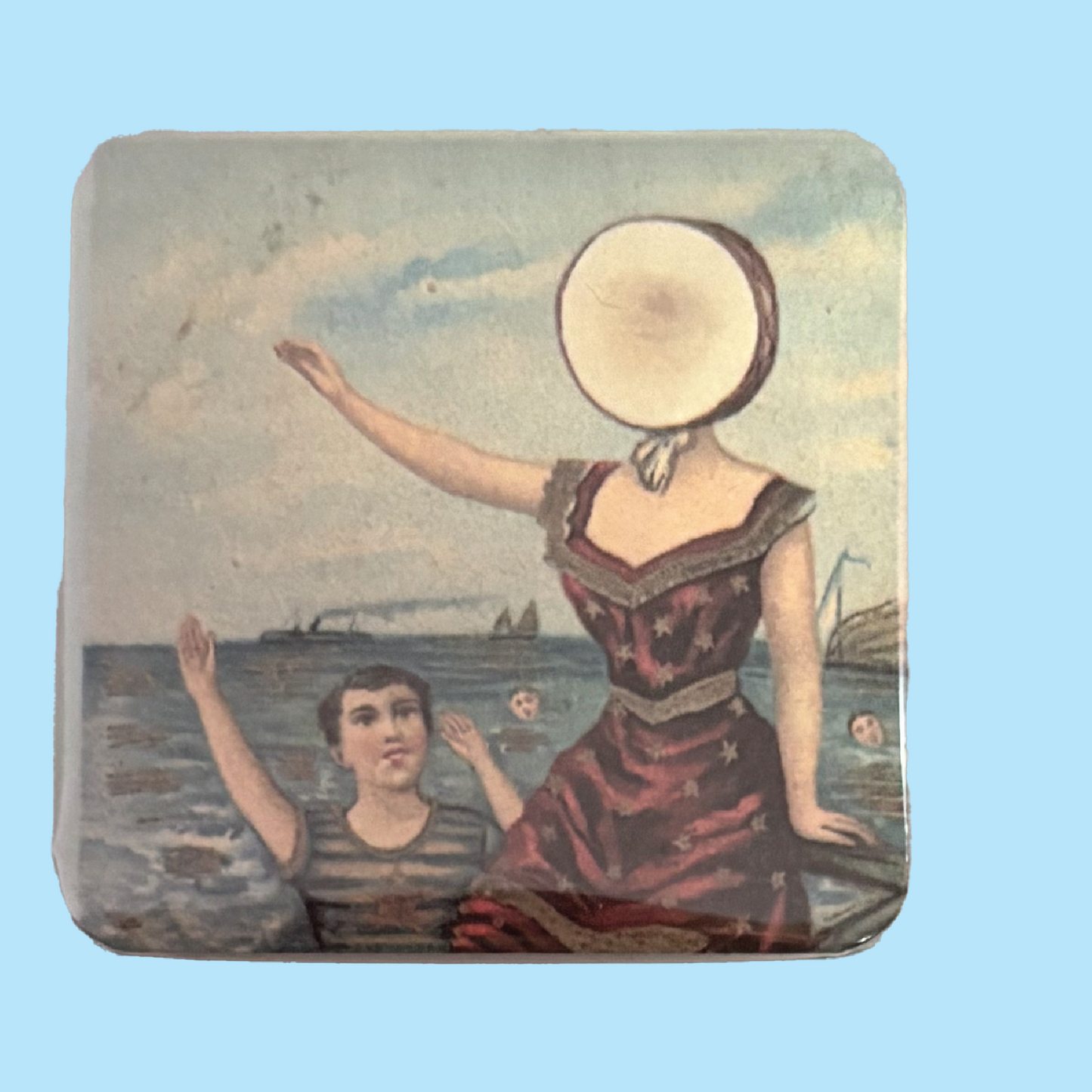 Neutral Milk Hotel In The Aeroplane Over The Sea Album Pinback Button