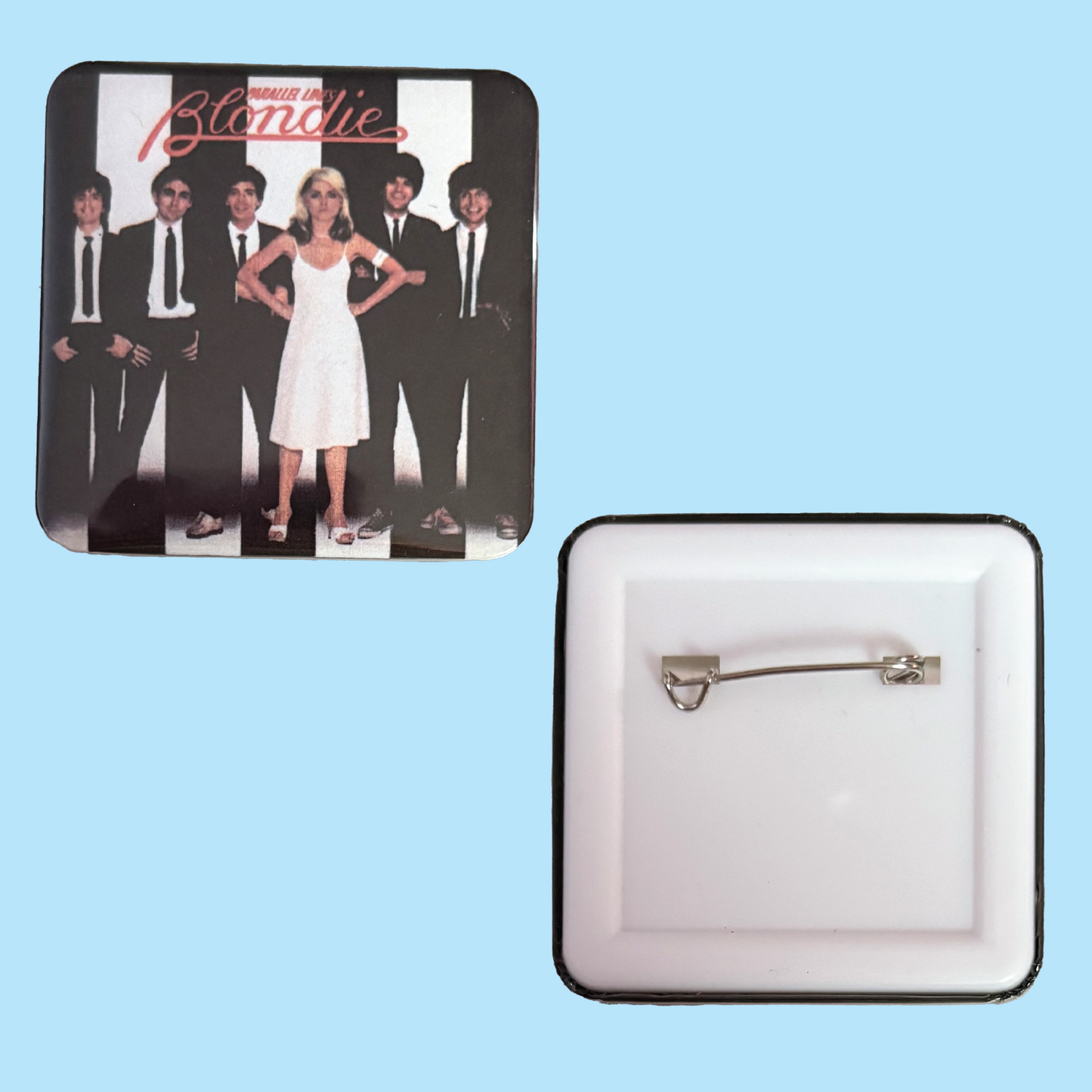 Blondie Parallel Lines Album Pinback Button