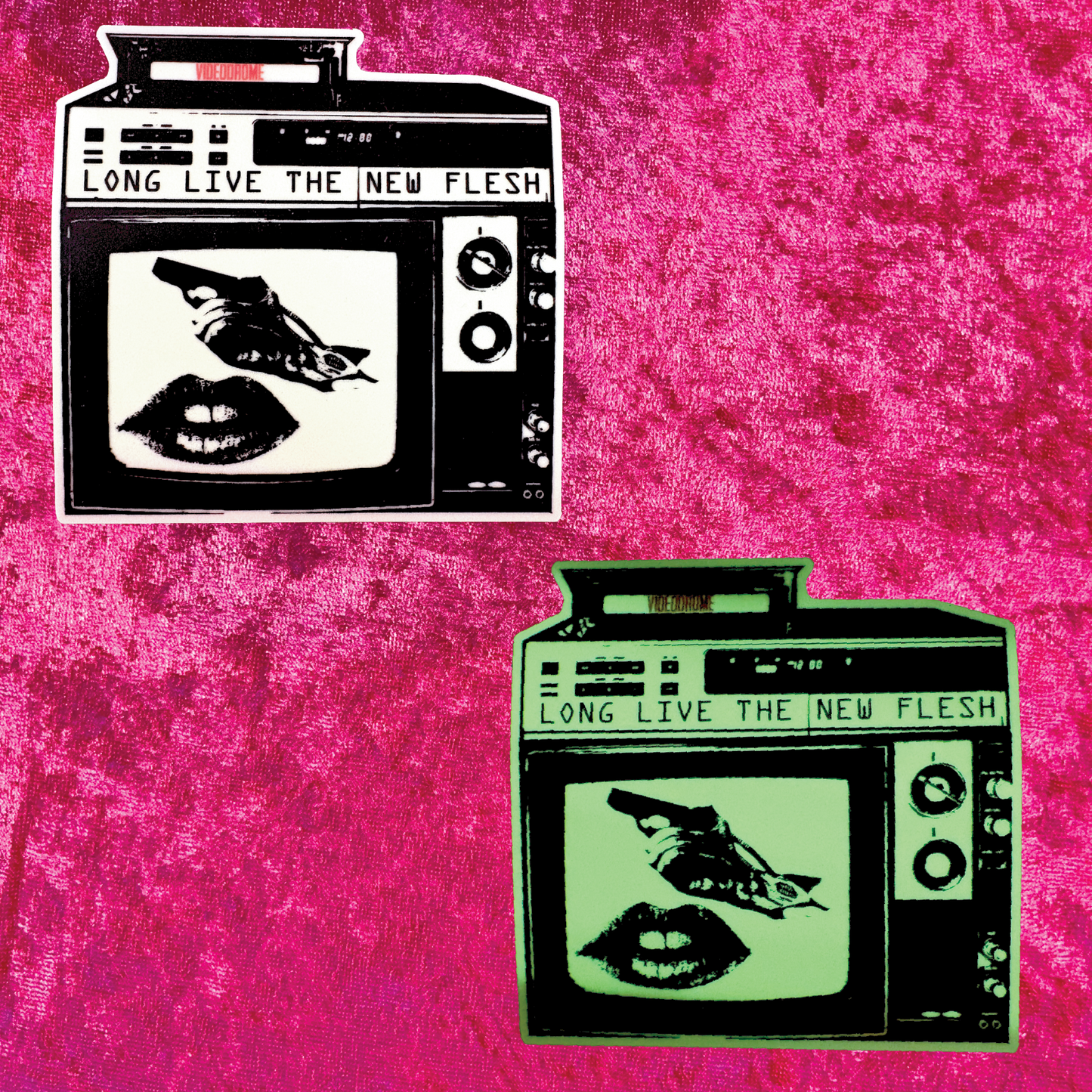 Videodrome Glow In The Dark Sticker