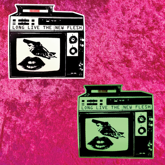 Videodrome Glow In The Dark Sticker