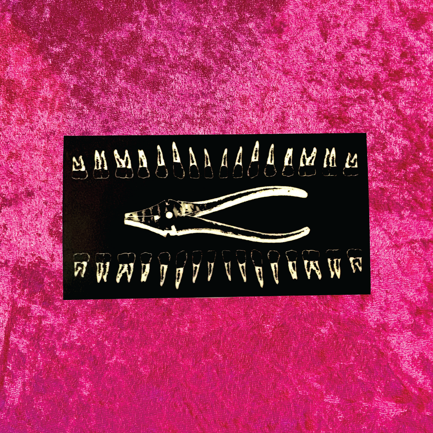 Pulling Teeth Glow in the Dark Sticker