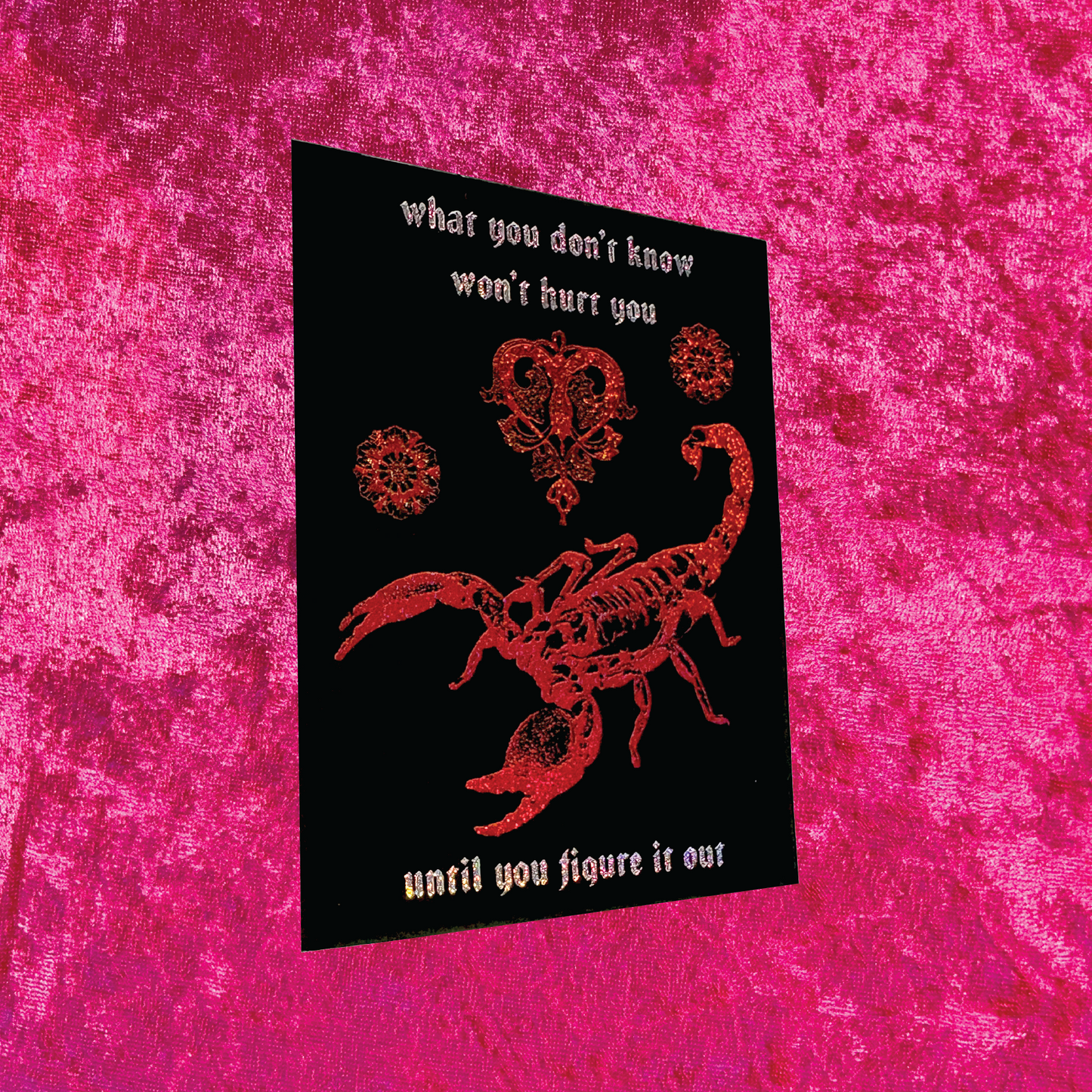 Figure It Out Pixie Glitter Sticker