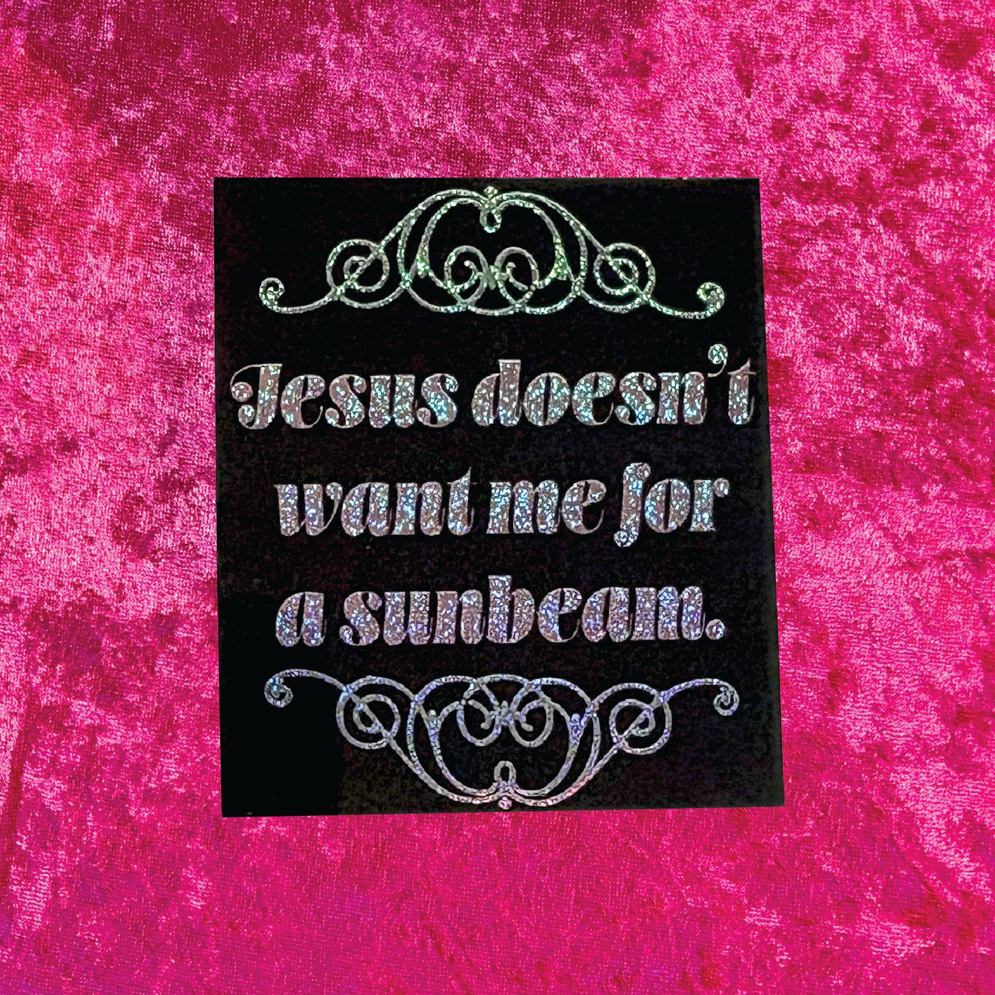 Sunbeam Pixie Glitter Sticker