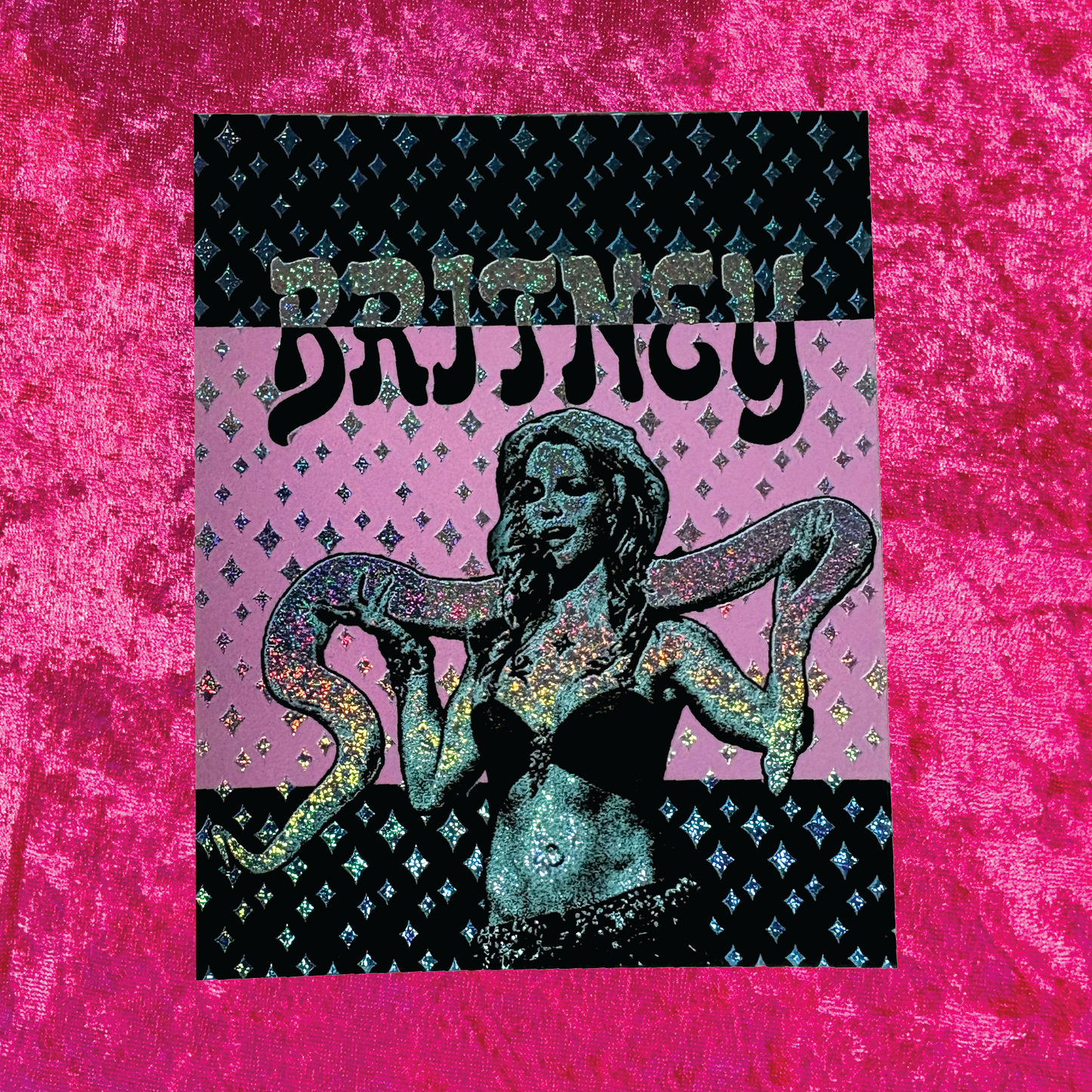 Britney Spears Pixie Glitter Sticker