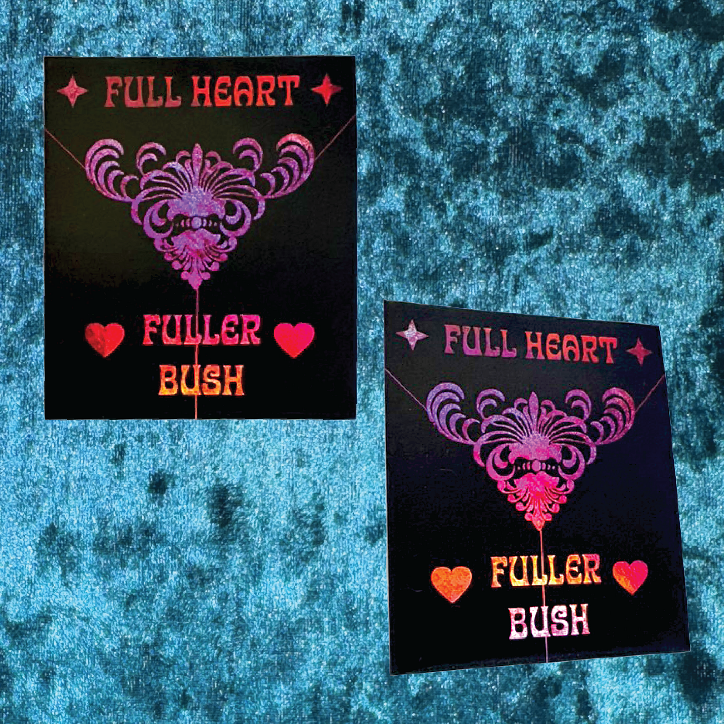 Full Heart Holographic Sticker