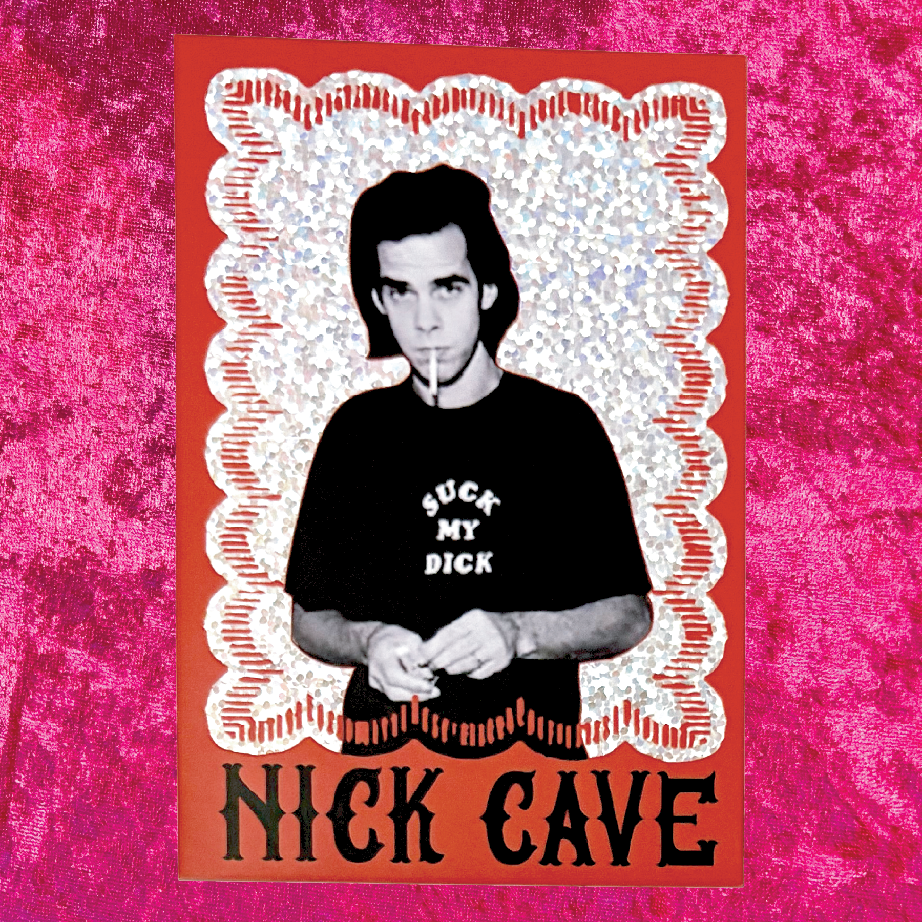 Nick Cave Glitter Sticker – Ruby II