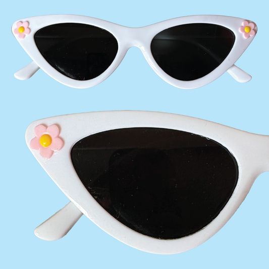 Pink Flower Sunglasses
