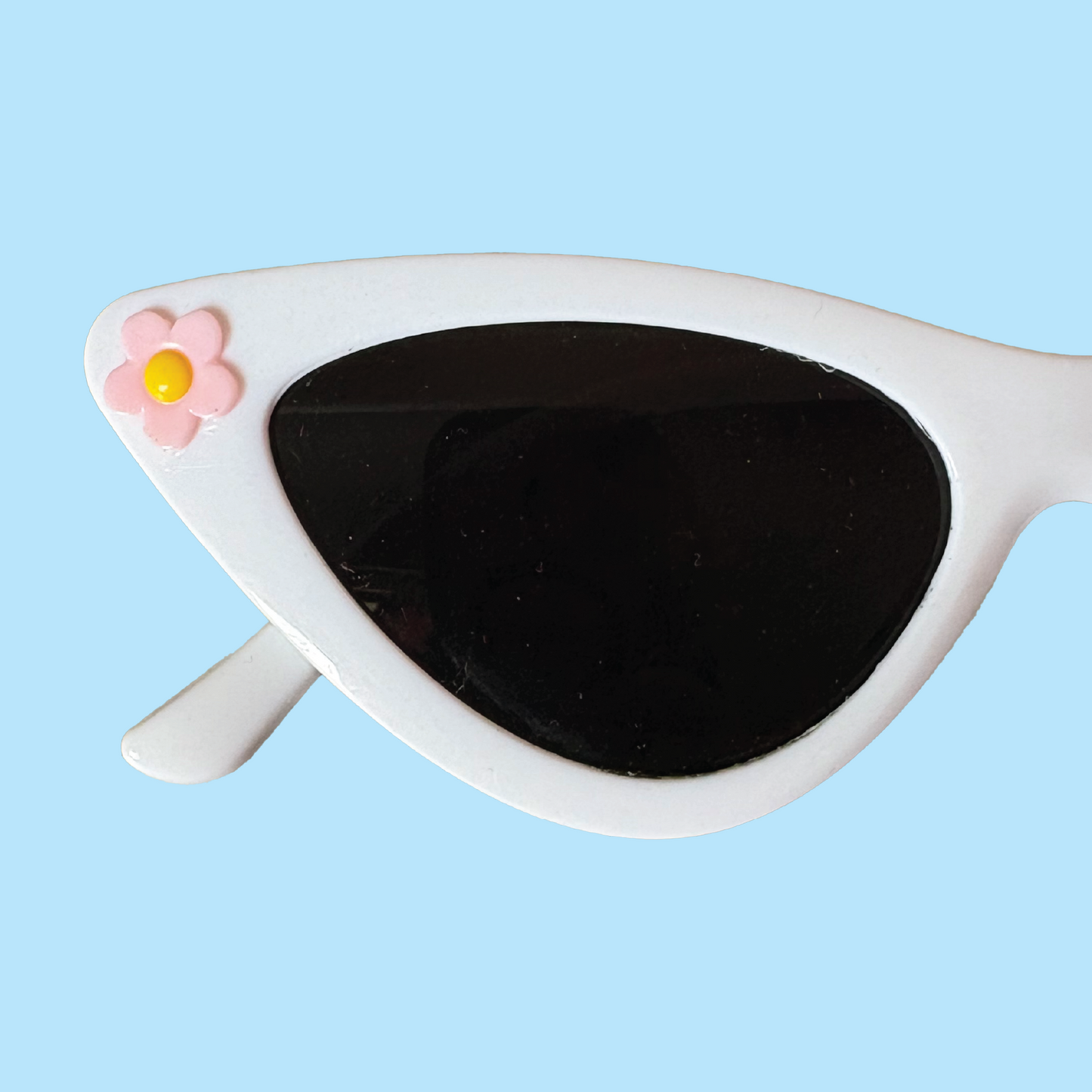 Pink Flower Sunglasses