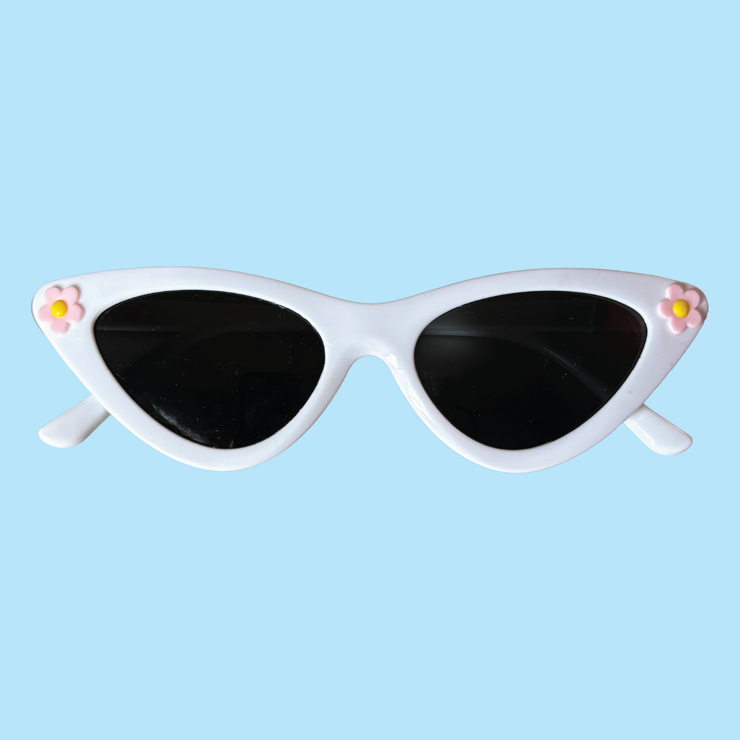 Pink Flower Sunglasses