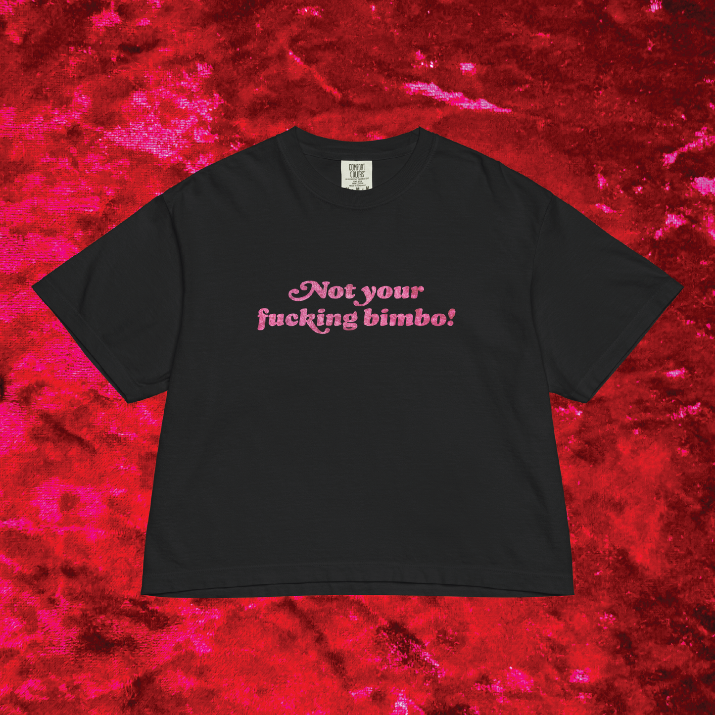 Bimbo Boxy Cropped Tee