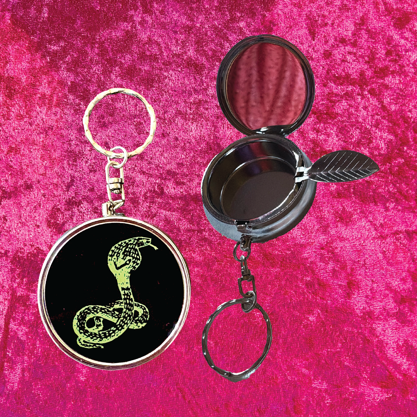 Reptile Master Travel Ashtray Keychain