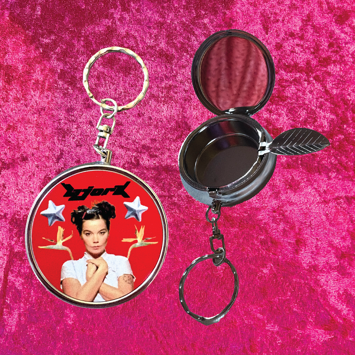 Bjork Travel Ashtray Keychain