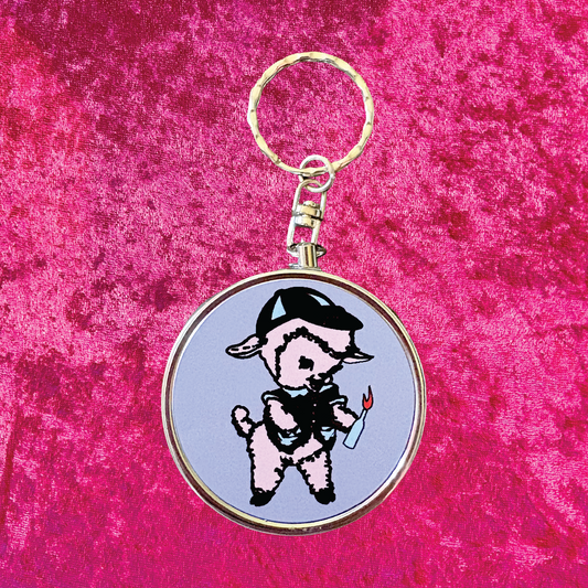 Lil Lamb Travel Ashtray Keychain