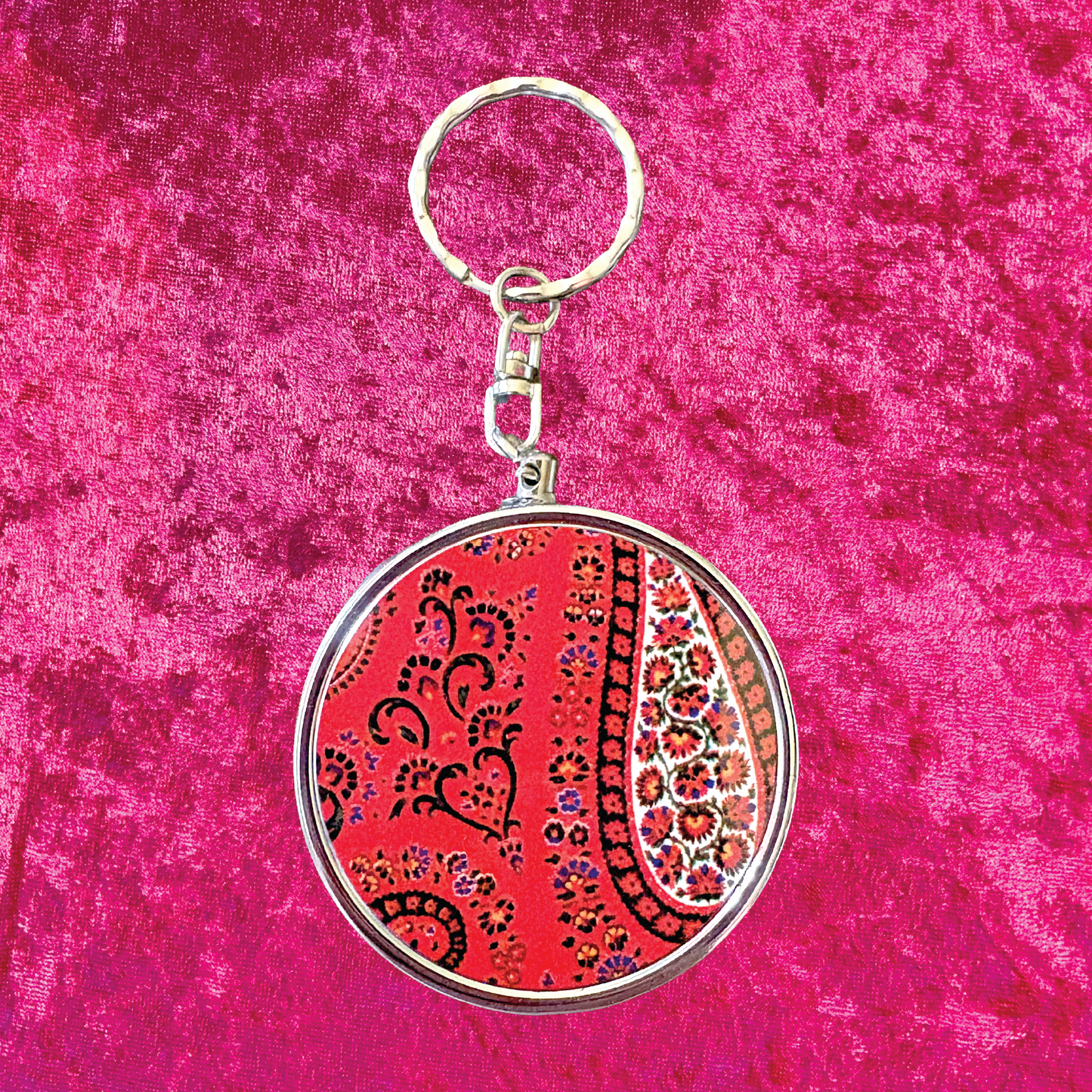 Paisley Travel Ashtray Keychain