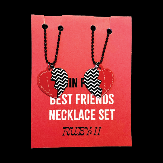 Twin Peaks Best Friends Necklace Set