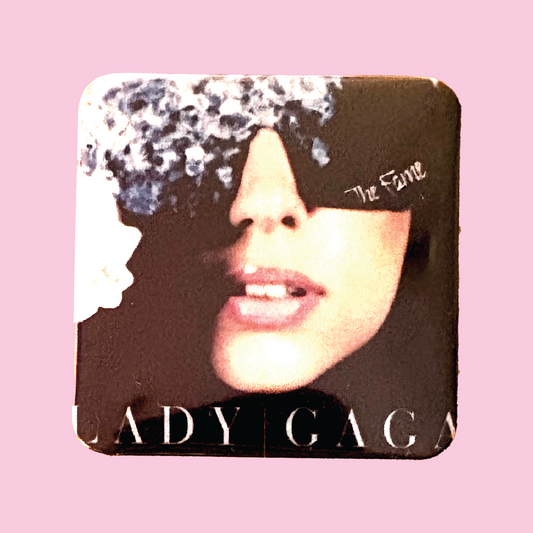 Lady Gaga The Fame LP Album Pinback Button