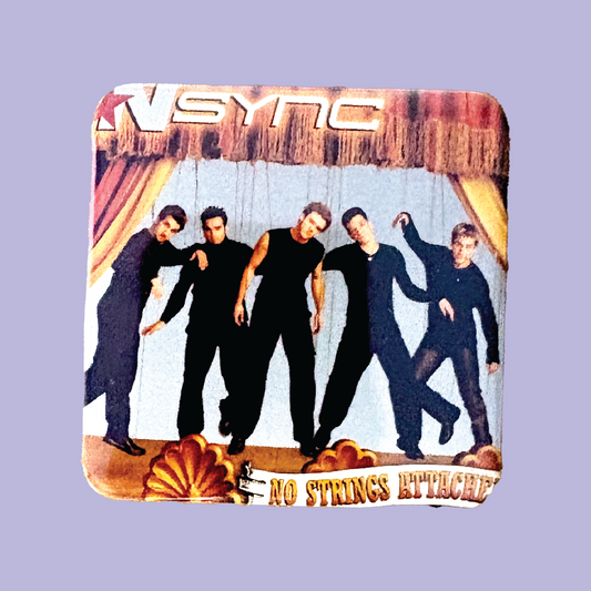 *NSYNC No Strings Attached LP Album Pin