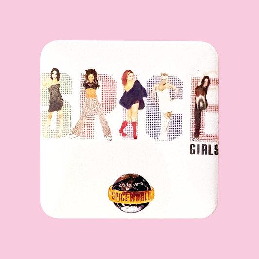 Spice Girls Spice World LP Album Pinback Button